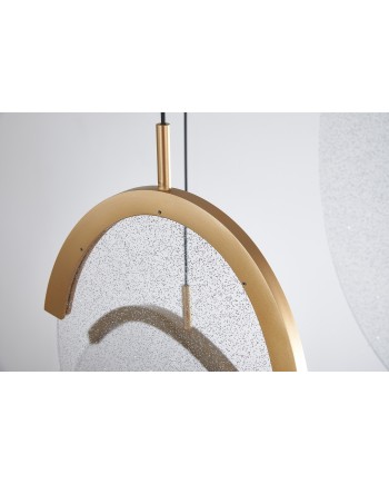 OASIS * LAMPARA LED 54W ORO - 4 COLGANTES - DIMABLE TRIAC